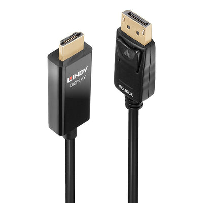 Lindy 40927 Adapter Cable Vídeo 3M DisplayPort HDMI Type a Standard Black — image 1