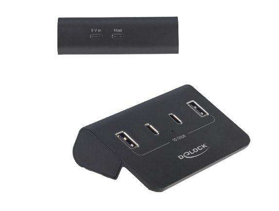 Delock Hub USB 10Gbps With 2 USB-C And 2 USB-A Ports