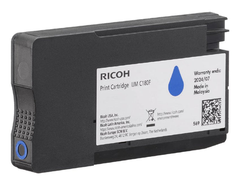 Ricoh Ink Cyan Ijm C180F Aprox. 1.600 Copias