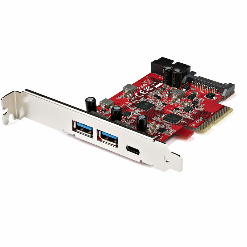 StarTech.com Card PCIE 5 Ports USB Card Pci Express USB 3.1 GEN2 10Gbps With 1 Port USB-C And 2 Ports USB-A Te