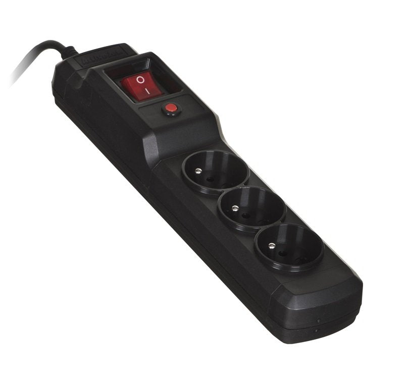 Activejet Power Strip Black Combo 3GN 5M With Cable