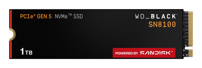 Western Digital Drive SSD Black SN8100 1TB M.2 Pci Express 5.0 NVMe TLC 3D Nand — image 1