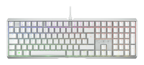 Cherry Xtrfy Mx 3.1, Keyboard Gaming White/Silver Disposición de, Cherry MX2A Network G80-3890LJADE-0 — image 1