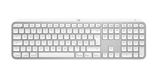 Logitech Mx Keys S For Mac Keyboard Office RF Wireless + Bluetooth Qwertz German Aluminium White — image 1