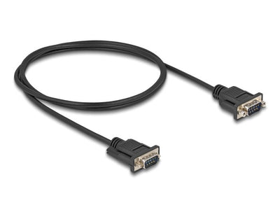 Delock 88000 Cable Serie RS-232 D-SUB9 Male a Male 1M — image 1