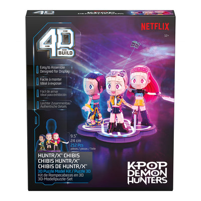 Spinmaster 4D Build - K-pop Demon Hunters - Huntr/X Chibis, 6078016 — image 1