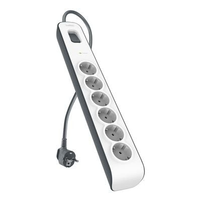 Power Strip With 6 Plugs 2M