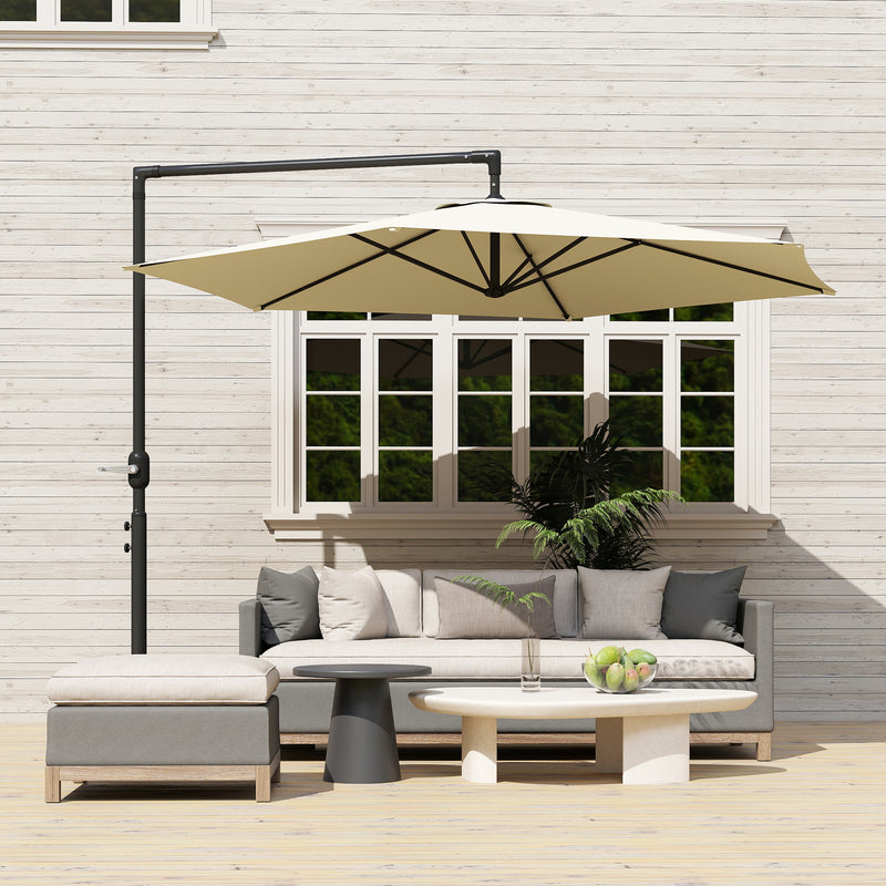 Offset Patio Umbrella With Crank
