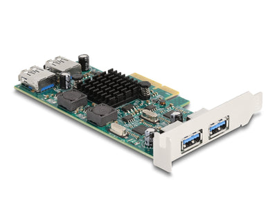 Delock Pci Express X4 Card a 2 X Extern USB 5Gbps Typ-a + — image 1