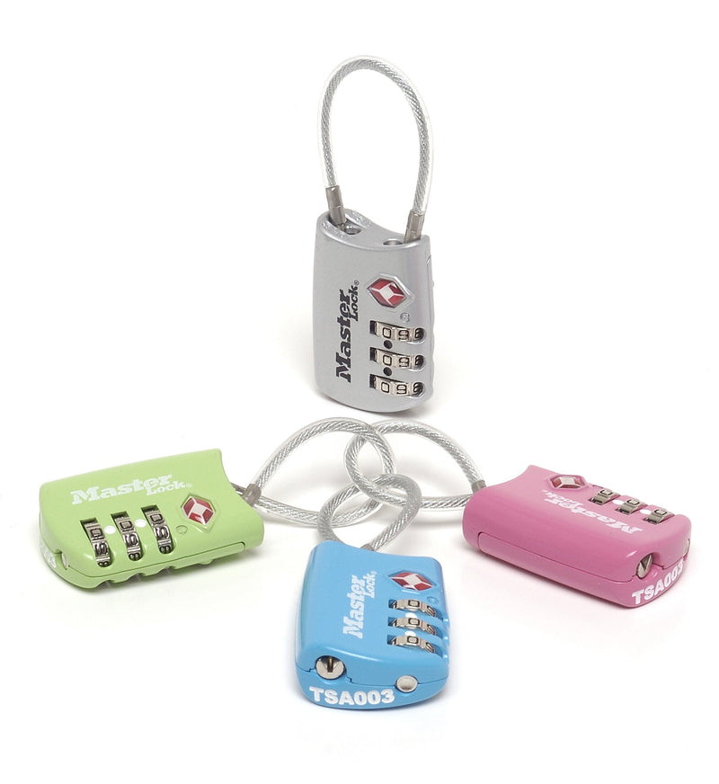 Padlock Combinación Equipaje Master Lock Colour Surtido Tsa 4688EURD