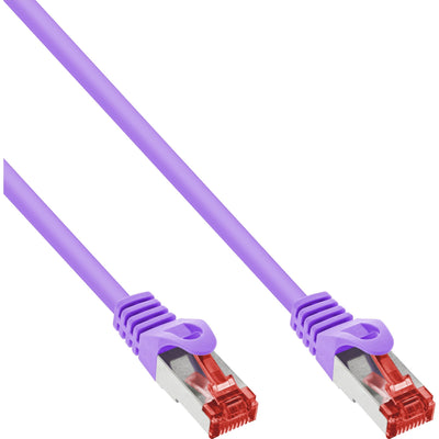 Inline® Network Cable S/FTP Pimf CAT.6 250MHZ Pvc Cobre Purple 7.5M — image 1