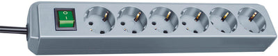 Brennenstuhl Eco Base Múltiple 1,5M 6 Salidas AC Grey — image 1
