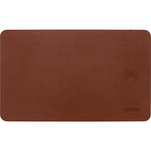 Inline Mouse Pad Mouse , Charging Wireless 370X225X7MM, Brown — image 1