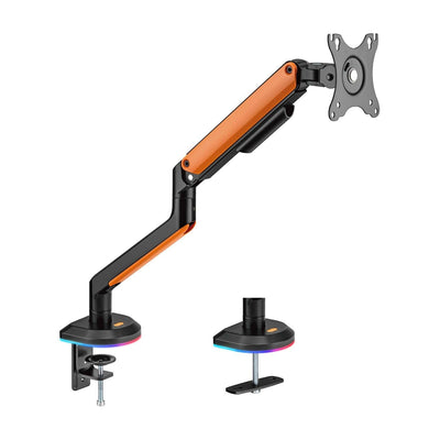 Aisens Desk Mount RGB Gaming Contrapeso Rotating And Tilt Monitor/TV 9KG (3 Pivots 1 Arm 17-32, Negro-nar — image 1