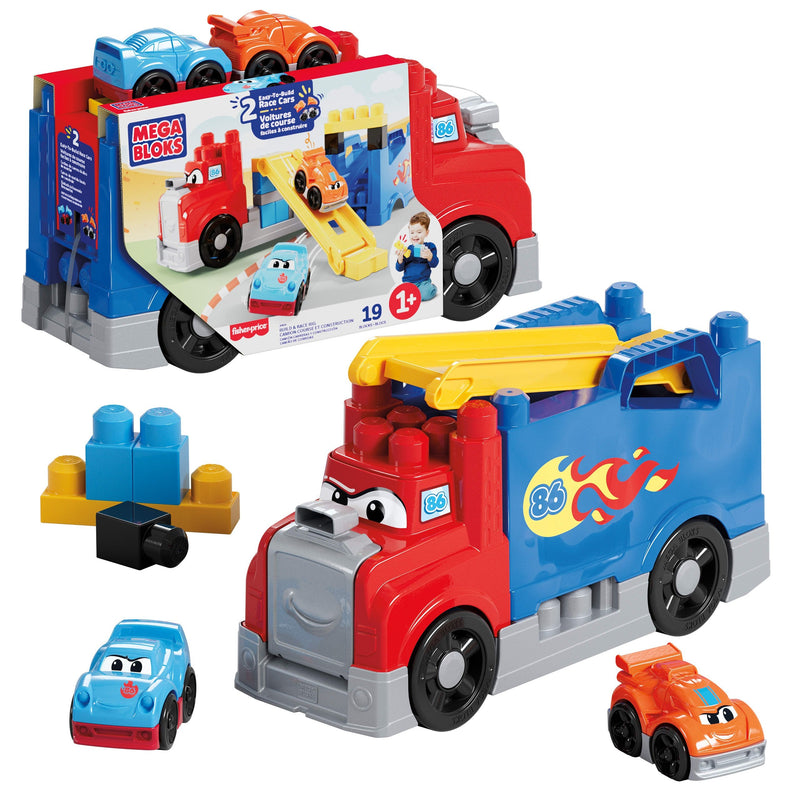 Camion Carreras And Construccion Mega Bloks 19PZS