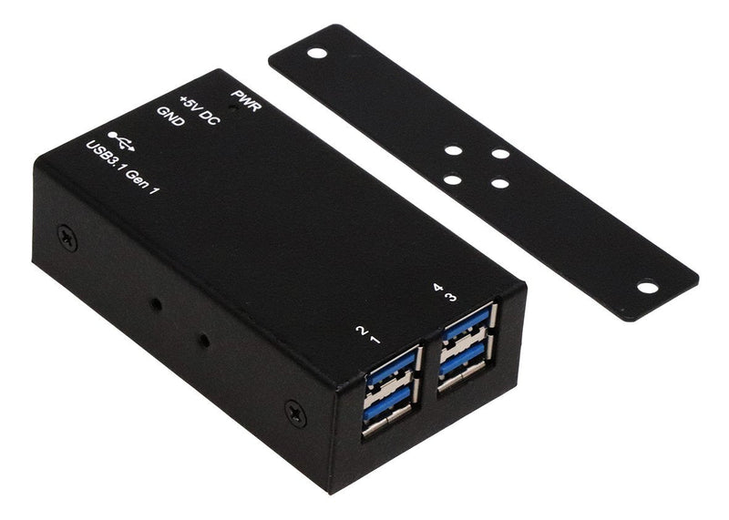 USB 3.2 GEN1 HUB4-PORT Extern Kleinster Hub 8X2 5X4CM Inkl.cable