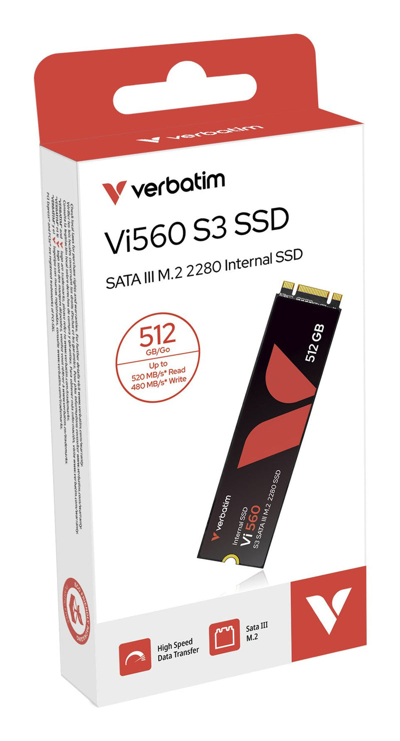 Verbatim Drive SSD VI550 S3 M.2 SSD 512GB