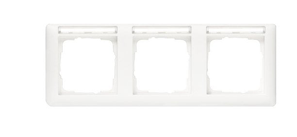 Gira 109303 Frame 3F Bsf White Puro Standard 55 Waagerecht