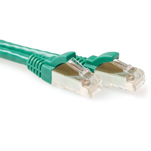 Green 30 Meter Lszh SFTP CAT.6A Patch Cable Snagless With RJ45 Connectors
