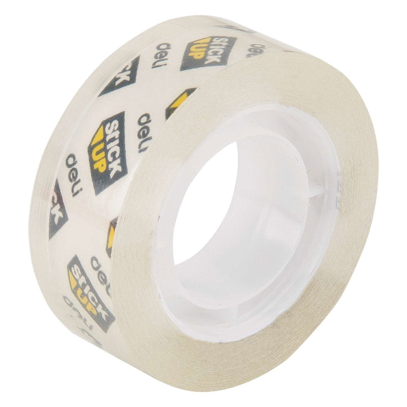 Deli Tape Adhesiva 18MM X 27M Transparent 8 Units