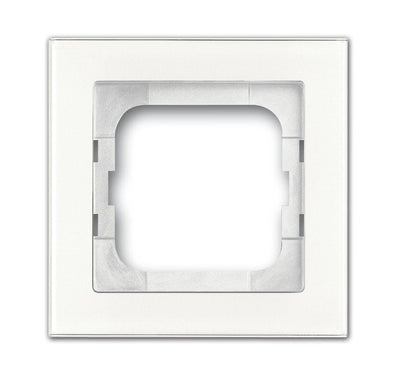 Busch Jaeger Bj 1721-280 Frame Embellecedor 1F Busch-axcent White Glass — image 1