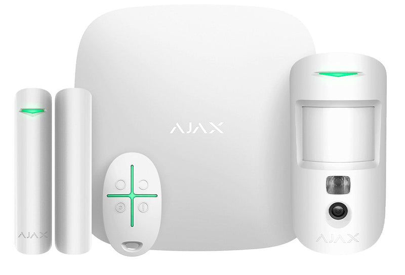 Ajax Alarm Security Starterkit Cam/White 38172
