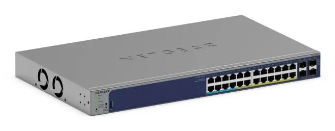NETGEAR Smart GS728TXUP V3 Conmutador L3 Lite Smart 24 X 10/100/1000 (PoE + ) + 4 X 10 Gigabit Sfp + Desktop A