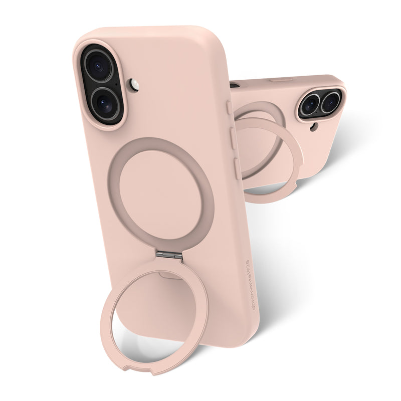 DBRAMANTE1928 Roskilde Kick Icon Housing Rear Phone Mobile Phone Compatibilidad With Magsafe Arena Pink Apple