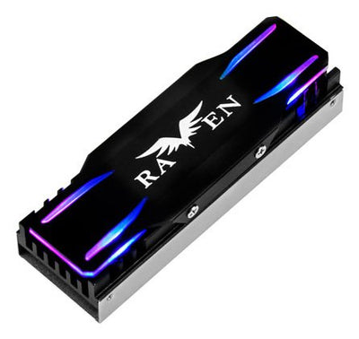 Silverstone TP03-ARGB, Kit Enfriamiento M.2-SSD, ARGB Iluminado, 2280, Aluminium Black SST-TP03-ARGB — image 1