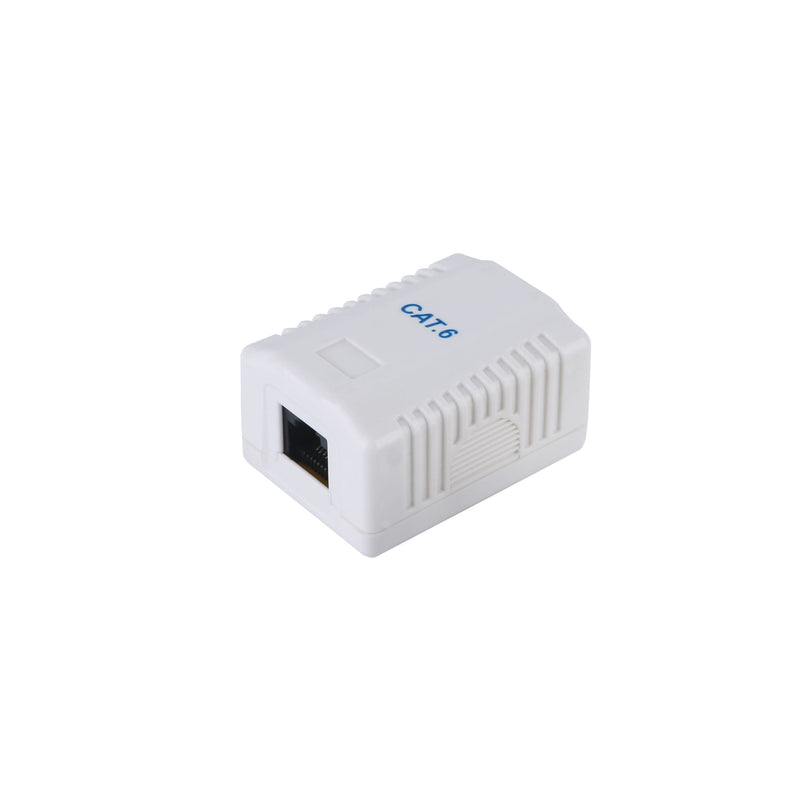 Equip Roseta Surface Categoria 6 - X1 RJ45 White