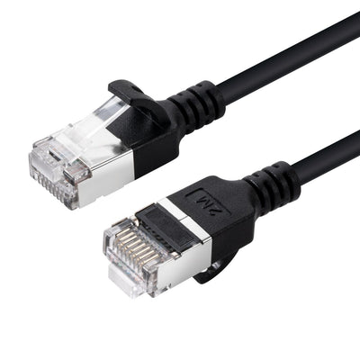 Microconnect V-FTP6A02S-SLIM Network Cable Black 2M CAT.6A U/FTP (STP) — image 1