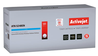 Activejet Cartridge Toner ATK-5240CN Spare Part Kyocera TK-5240C Supreme 3000 Páginas Blue — image 1