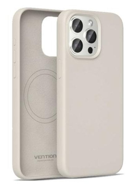 Vention Case Silicone With Magsafe KUEM0-20 Compatible With Iphone 14 Plus Grey Grava