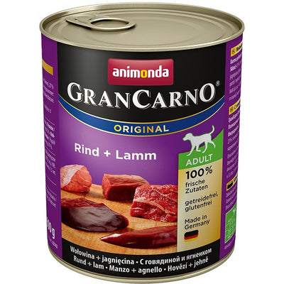 Animonda Grancarno Adult Sabor: Ternera And Cordero 800G - Comida Húmeda Perros — image 1