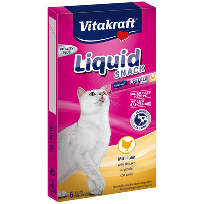 Vitakraft Golosinas Gatos Snack Líquido Pollo 6 X 15G — image 1