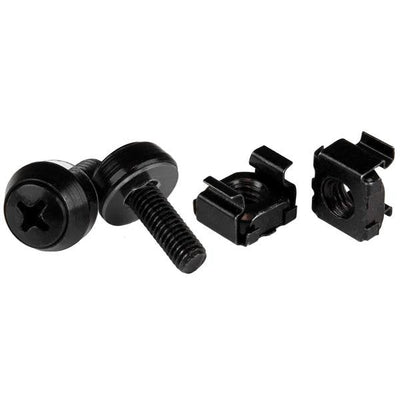 StarTech.com Paquete 50 Screws And Tuercas Enjauladas Cage Nuts M5X12MM Armarios Rack Black Screws And Tuercas — image 1