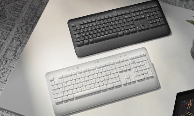 Logitech Keyboard Spanish K650 Signature Bluetooth QWERTY Graphite