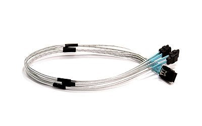 Supermicro Ipass To 4 SATA Cross-over Cable 50CM, Pb-free Cable SATA 0,5M Silver — image 1