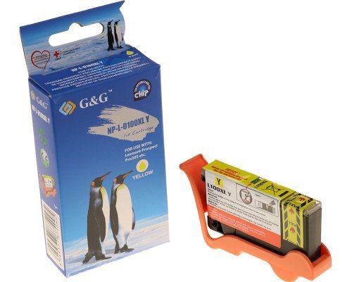 G&g Ink Compatible With Lexmark C100XL 14N1095E Xl-amarillo