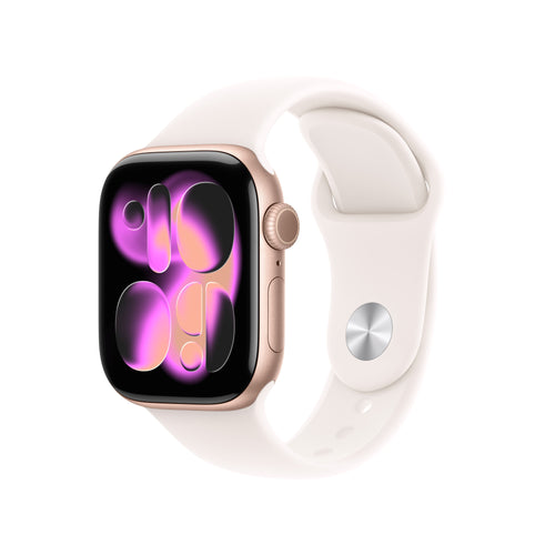 Apple Watch Series 11 GPS Cellular 42MM Oro Pink Strap Deportiva Pink Rubor (s M) — image 1