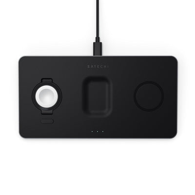 Satechi Charger Wireless ST-X3TWCPM Charger Dispositivo Mobile Phone Headphones Smartphone, Watch Smart Black  — image 1