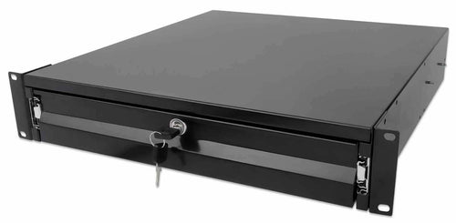 Intellinet Drawer 19 2U With Lock 466MM Profundo Black — image 1