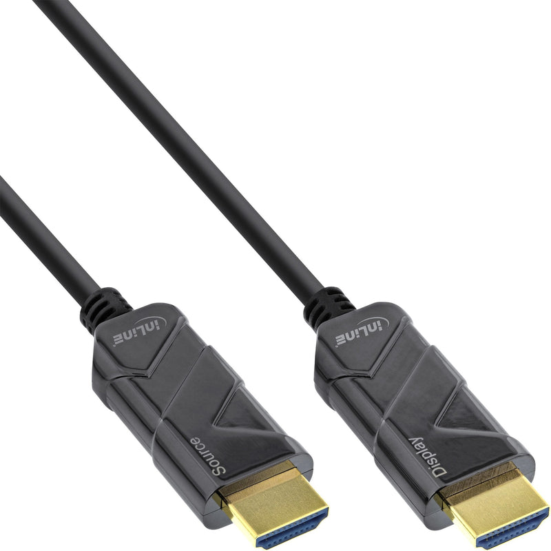 Inline Cable HDMI Aoc, HDMI Cable Ultra High Speed 8K4K, Black 50M
