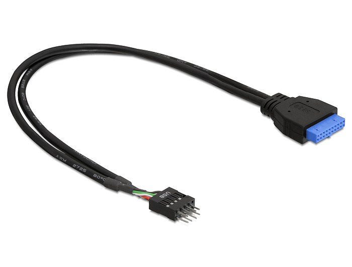 Delock Cable USB 3.0 Pinheader 19PIN - 8PIN H/M 0.45M