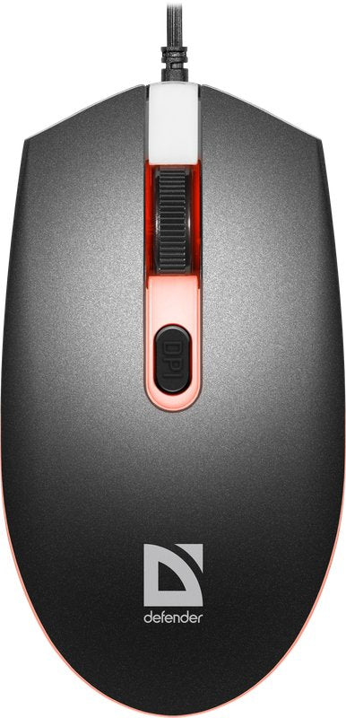 Defender Mouse Dot MB-986 Óptico 7 Colours 1000DPI 4P