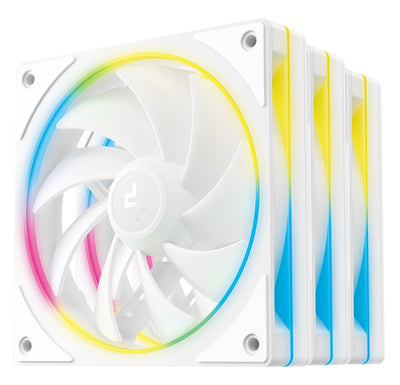 Deepcool Fan PC FL12R Se Wh 3IN1 White Reverse 3ER Pack, 120MM) R-FL12RSE-WHAPN3-G — image 1