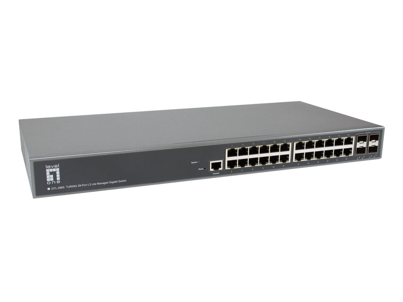Switch 24XGE 4X10GSFP + Turing 19 Managed L3