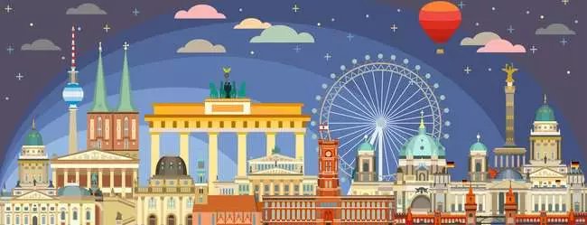 Ravensburger Puzzle Panorama - Noche Berlín 1000 Pieces 12000449