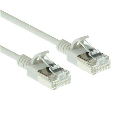 Grey 10 Meter Lszh U FTP CAT.6A Datacenter Slimline Patch Cable Snagless With RJ45 Connectors — image 1