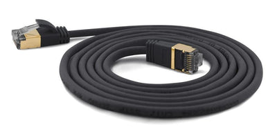 Wantec Network Cable Smp CAT.7 Me. CAT.6A D4MM 0,50M Black — image 1